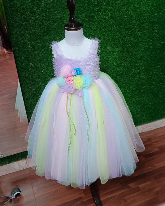 A Baby Rainbow Color Gown