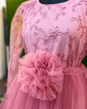Peach Pink Two in One Gown