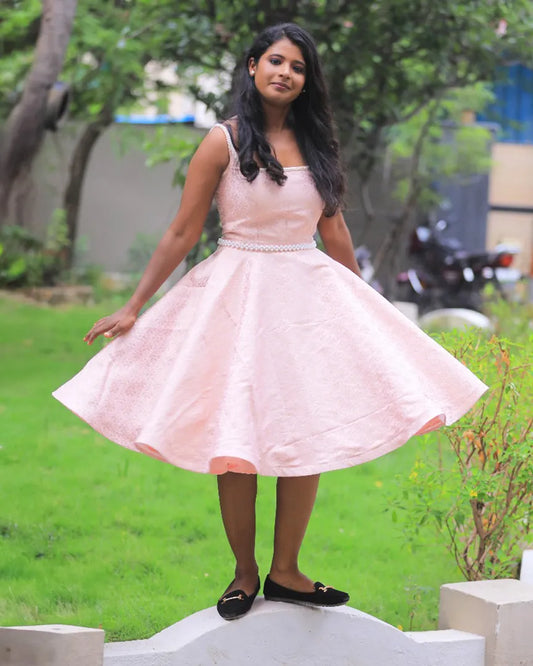 Banarasi circular gown