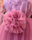 Peach Pink Two in One Gown