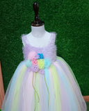 A Baby Rainbow Color Gown